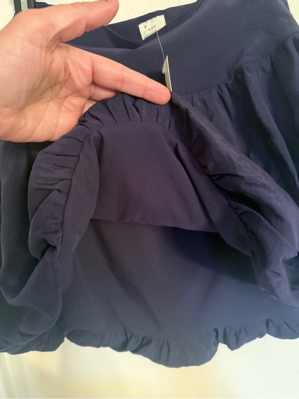 a new day Navy Bubble Skirt - Women's - Picture 4 of 4